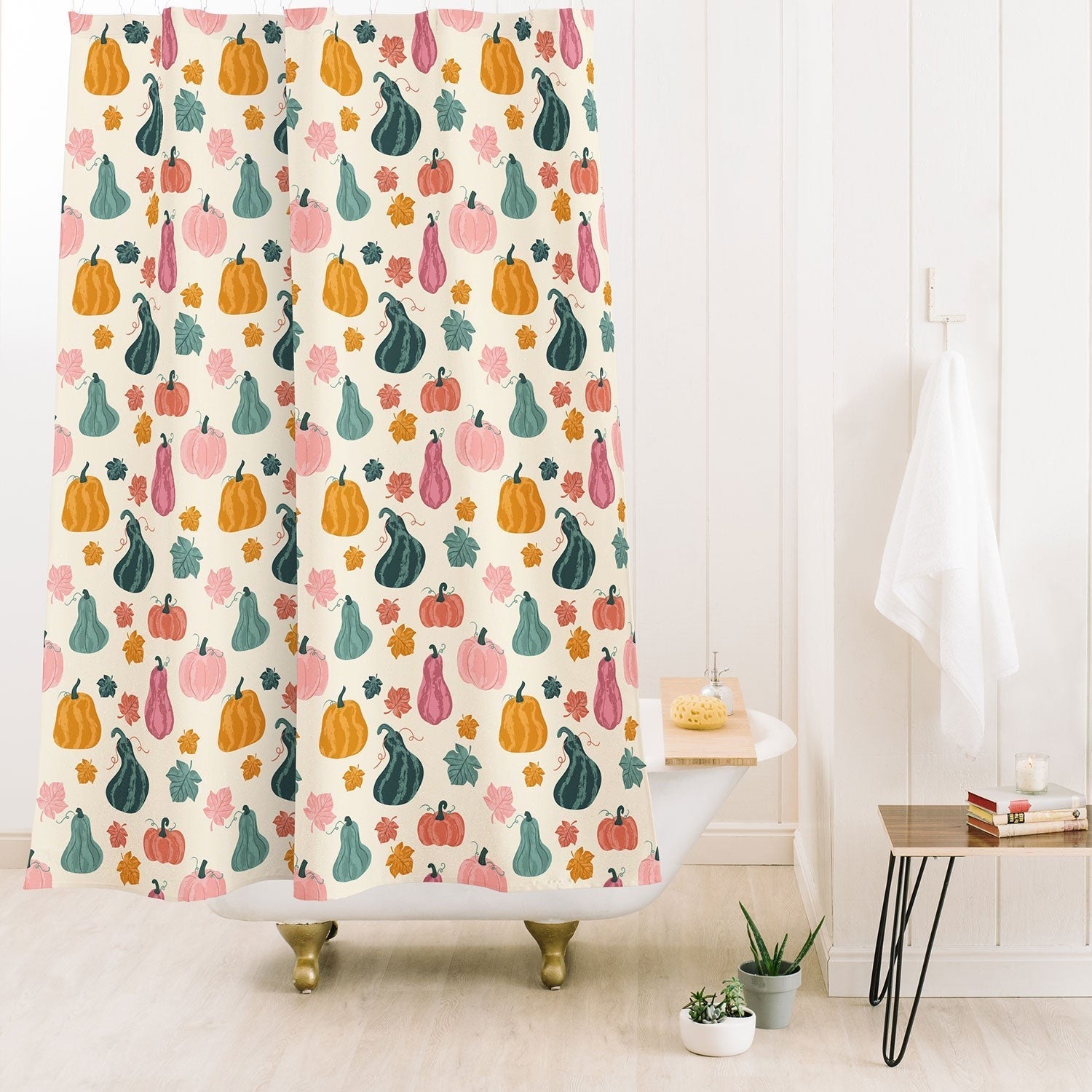 Design by Spark Gourdgeous Autumn Shower Curtain