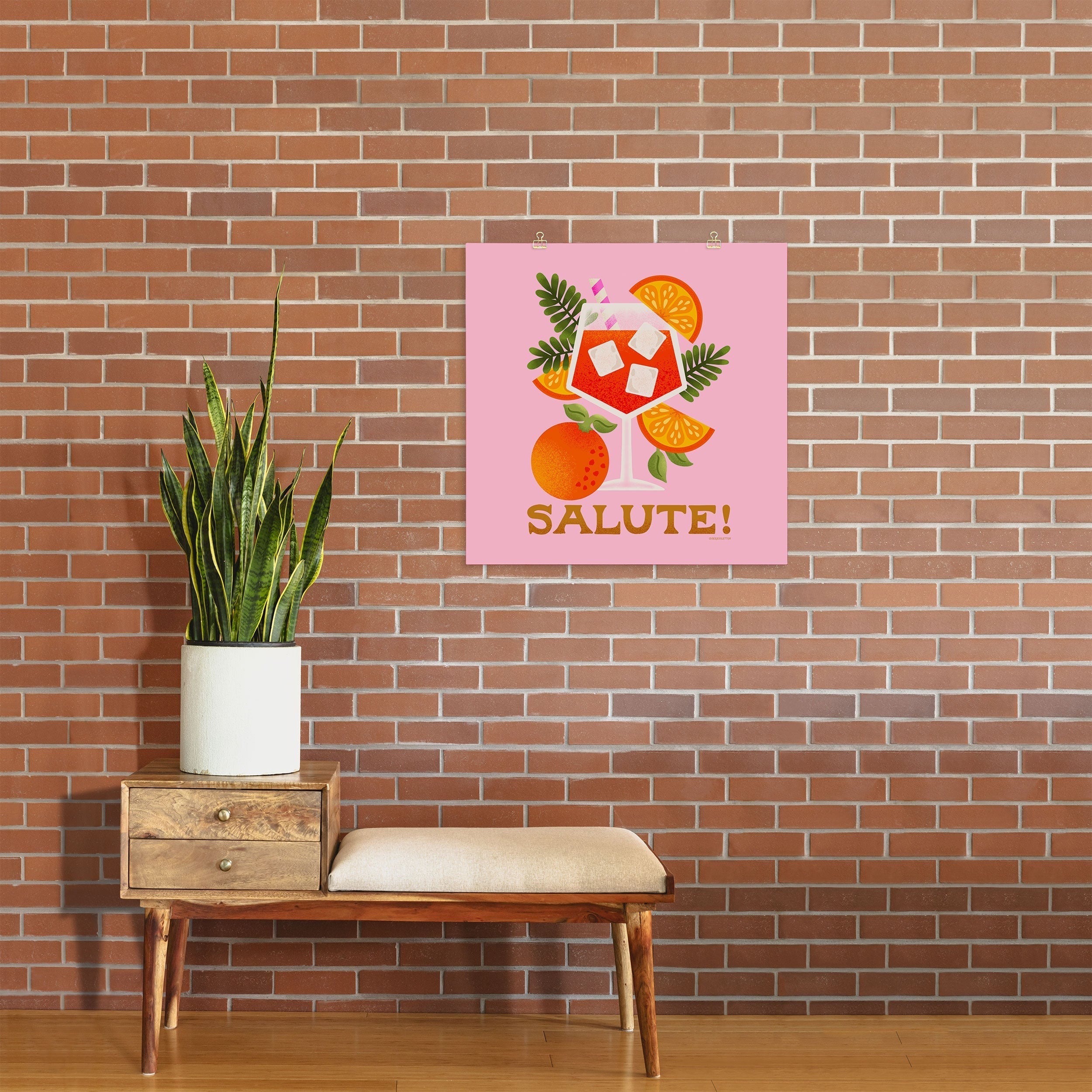 Jessica Molina Orange Spritz Art Print