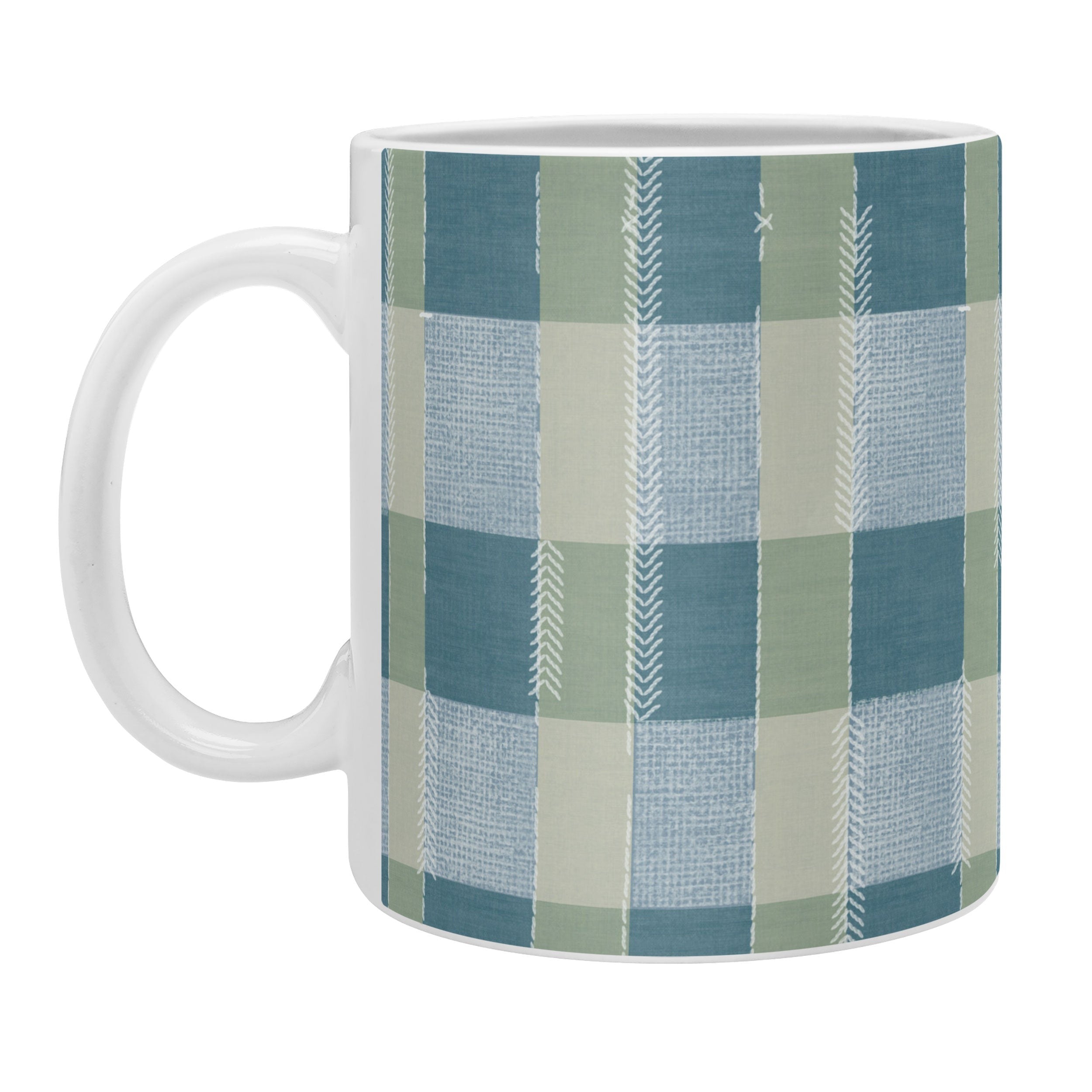 Marta Barragan Camarasa Country Style Checks Coffee Mug