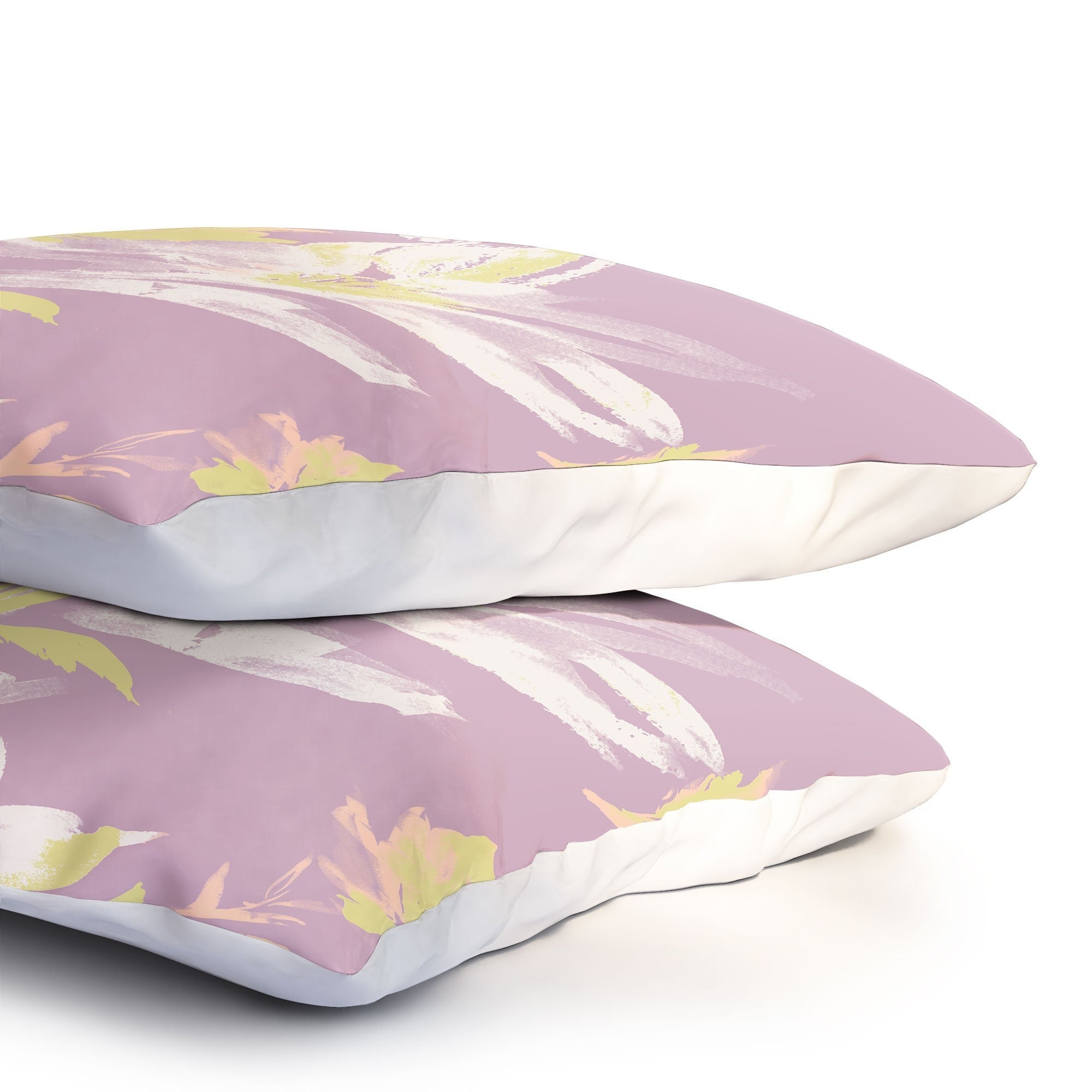 Gabriela Fuente Emma Lilac Floral Pillow Shams