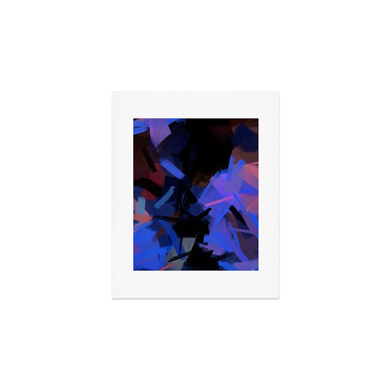 83 Oranges Midnight Sparks Art Print