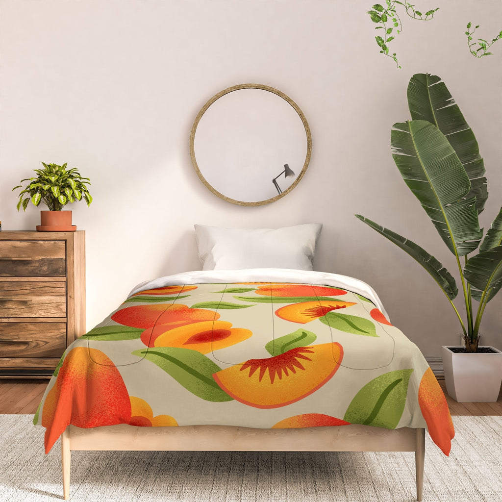 Jessica Molina Peach Pattern Comforter