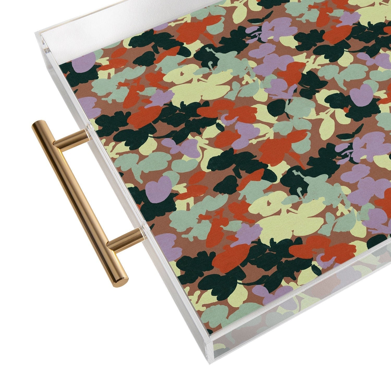 Marta Barragan Camarasa Retro Bloom Medley Acrylic Tray