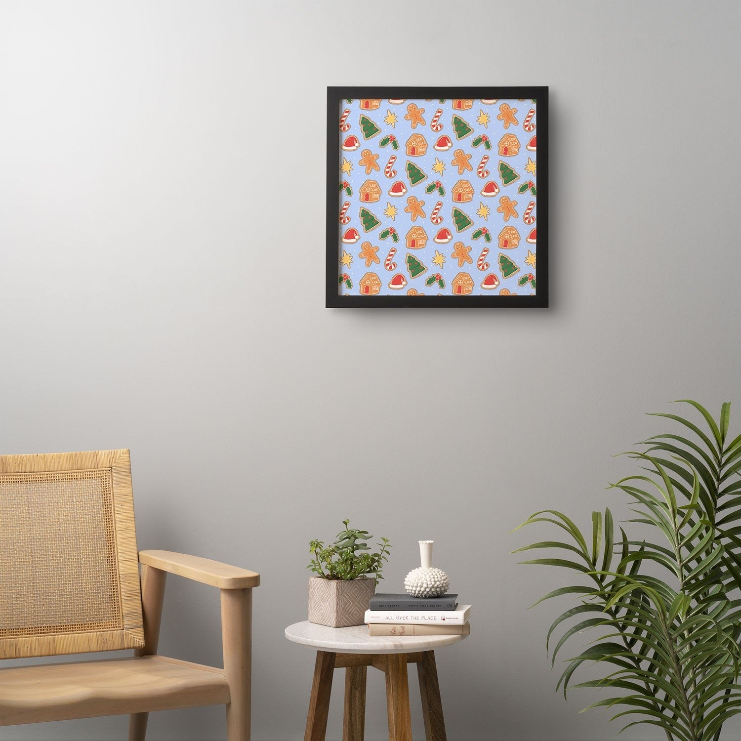 Love_Ryming Christmas Cookies Framed Wall Art