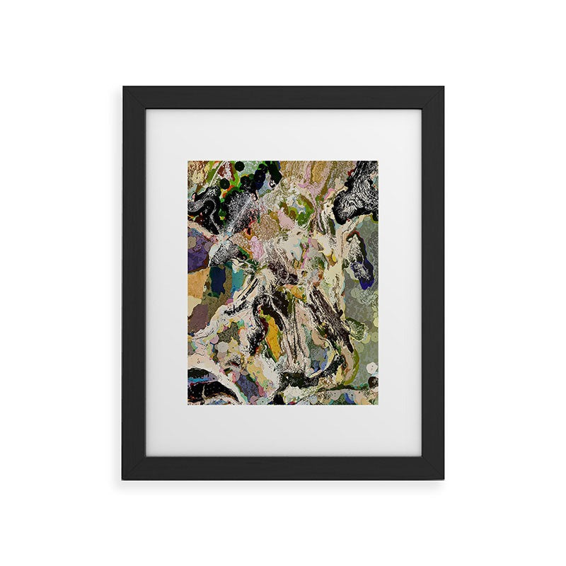 83 Oranges Echoes Beneath the Surface Framed Art Print