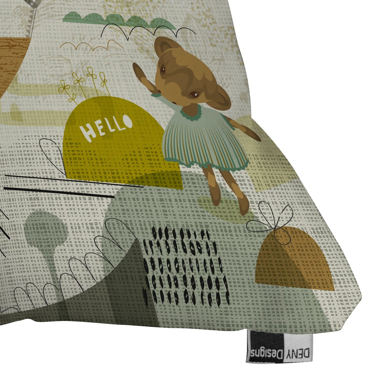 Sabine Reinhart Explore the World Throw Pillow