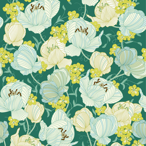 Sabine Reinhart Flower Fields Shower Curtain