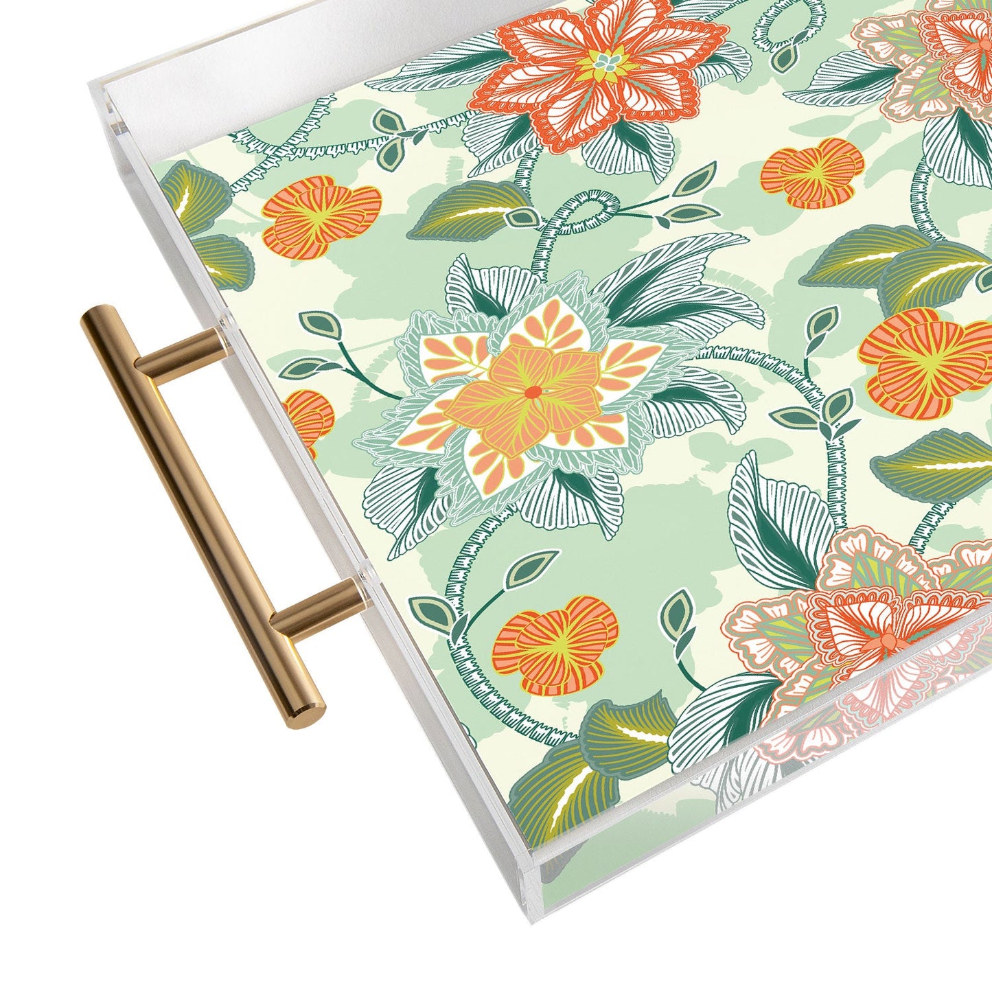 Sabine Reinhart I Will Bring You Flowers Acrylic Tray