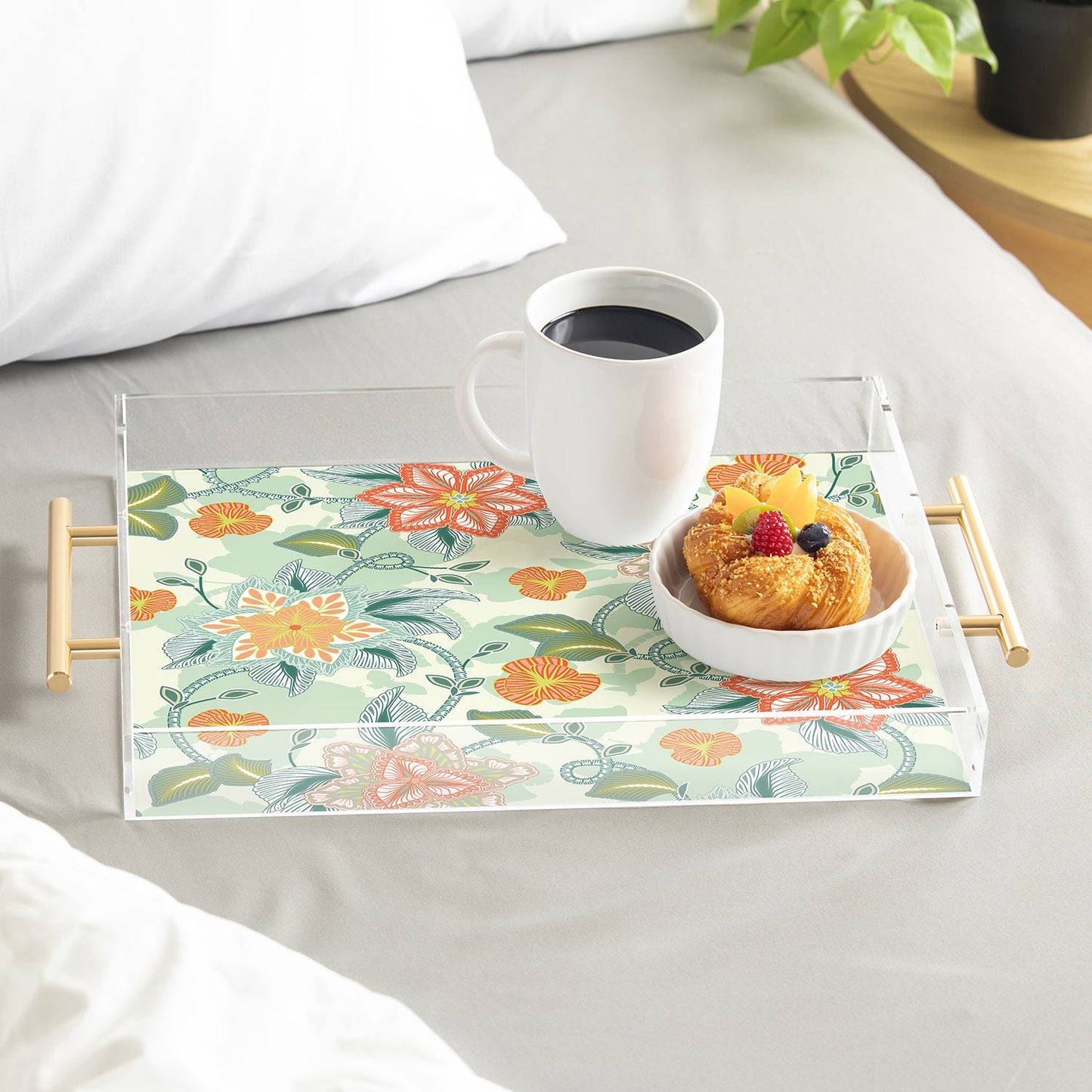 Sabine Reinhart I Will Bring You Flowers Acrylic Tray