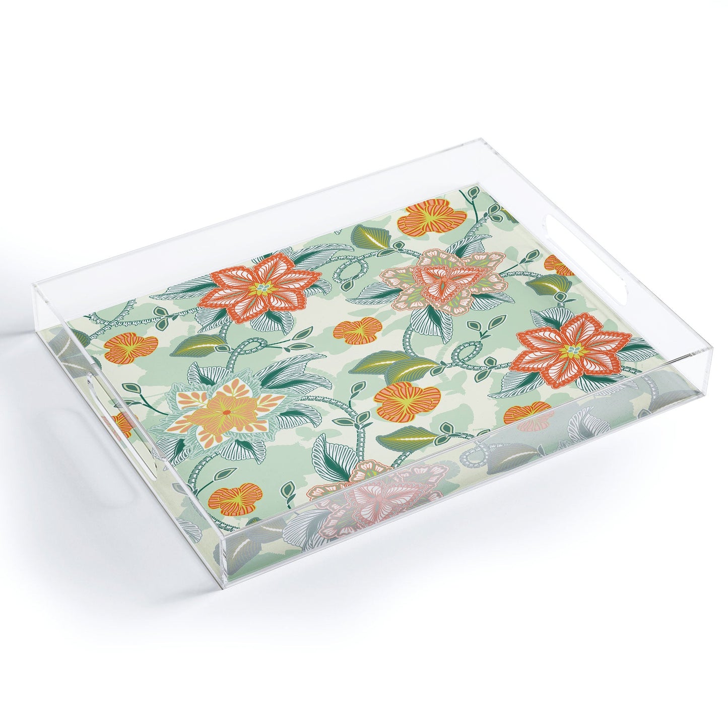 Sabine Reinhart I Will Bring You Flowers Acrylic Tray