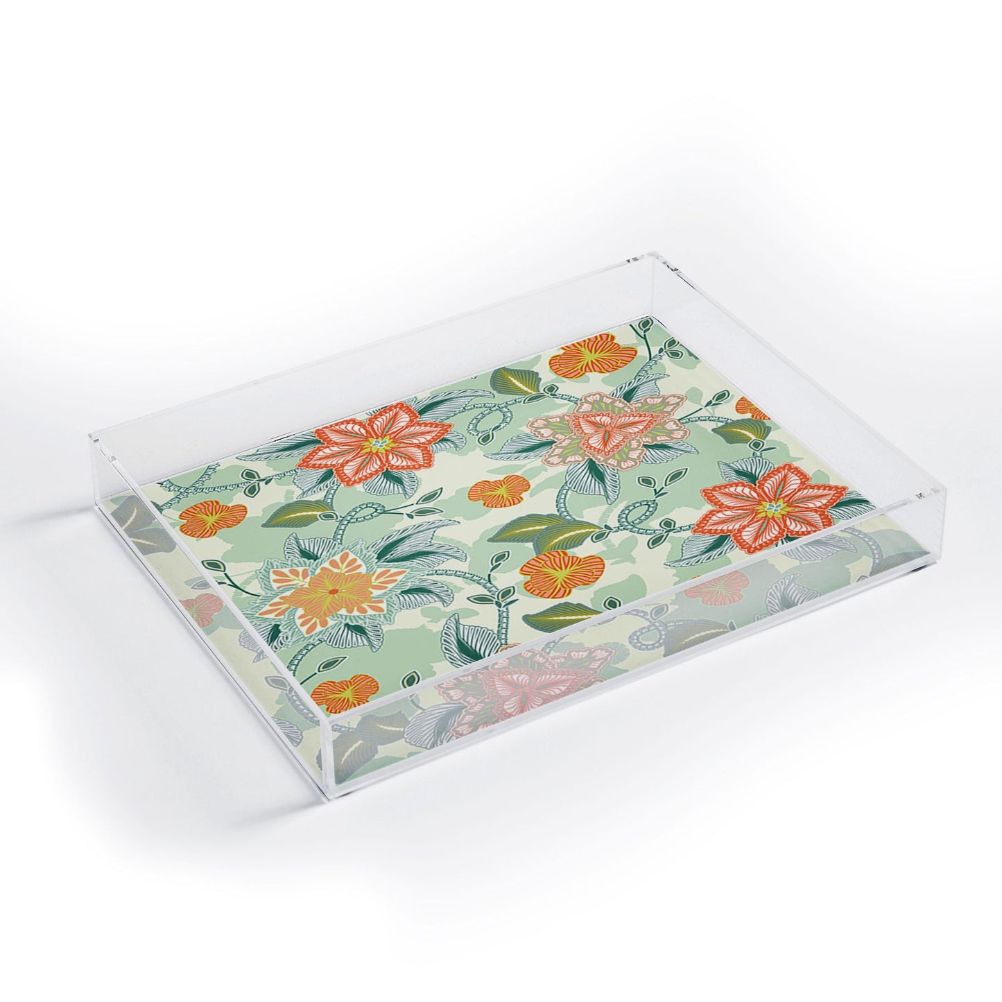Sabine Reinhart I Will Bring You Flowers Acrylic Tray