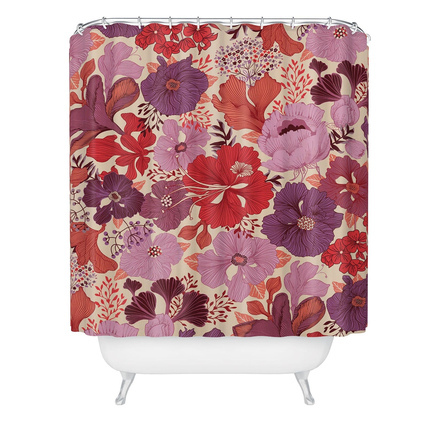 Sabine Reinhart Love of my Life Shower Curtain