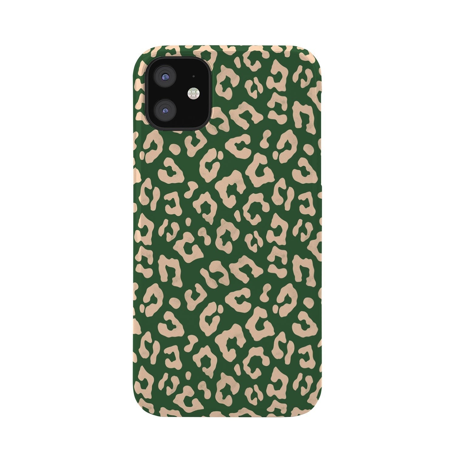 Avenie BR Cheetah Print In Green Phone Case