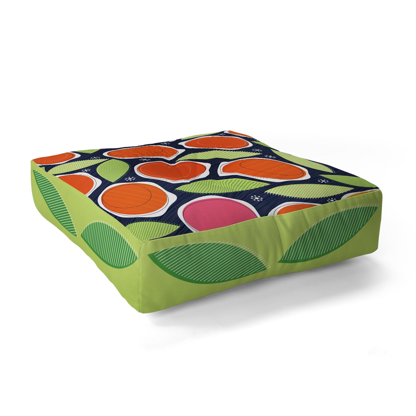 Sam Osborne Simple Blooms Floor Pillow Square