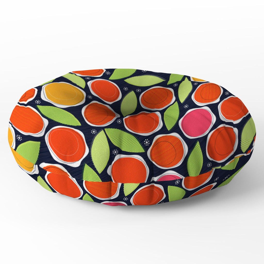 Sam Osborne Simple Blooms Floor Pillow Round