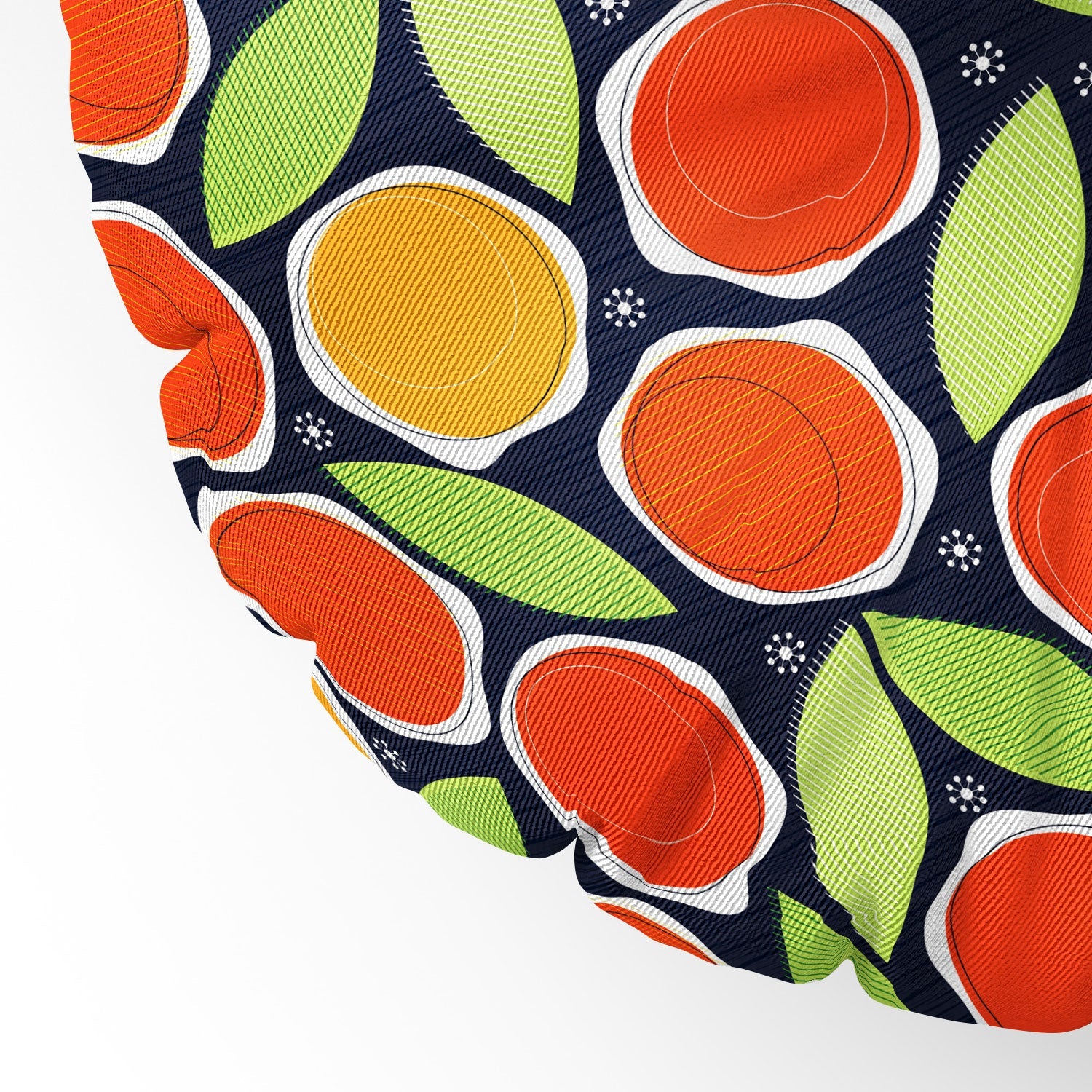 Sam Osborne Simple Blooms Floor Pillow Round