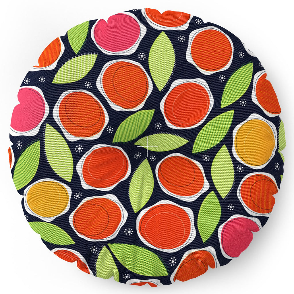 Sam Osborne Simple Blooms Floor Pillow Round