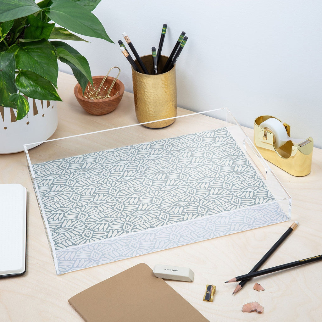 CoastL Studio Palm Ogee Acrylic Tray