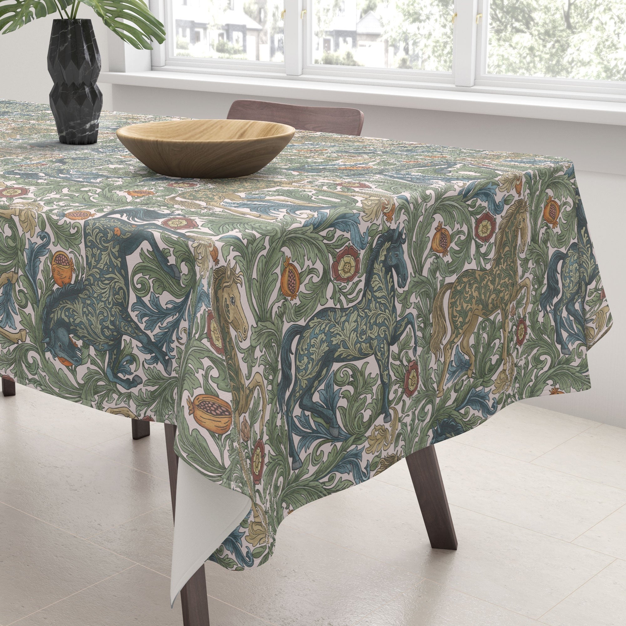 Marta Barragan Camarasa Renaissance Horse Garden Tablecloth