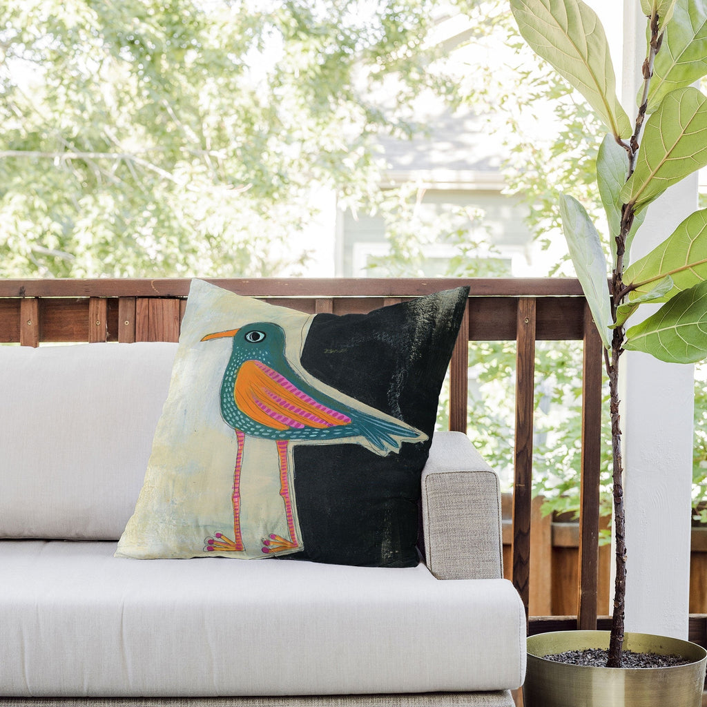 Sophia Buddenhagen On Patrol Outdoor Throw Pillow