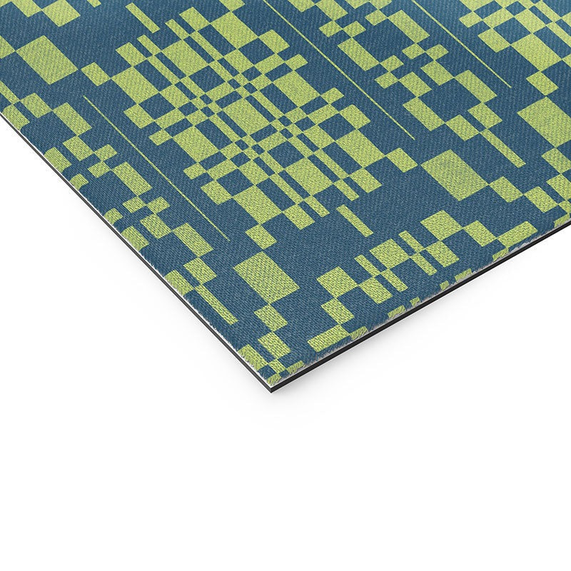 Marta Barragan Camarasa Nostalgic Grid Design Welcome Mat