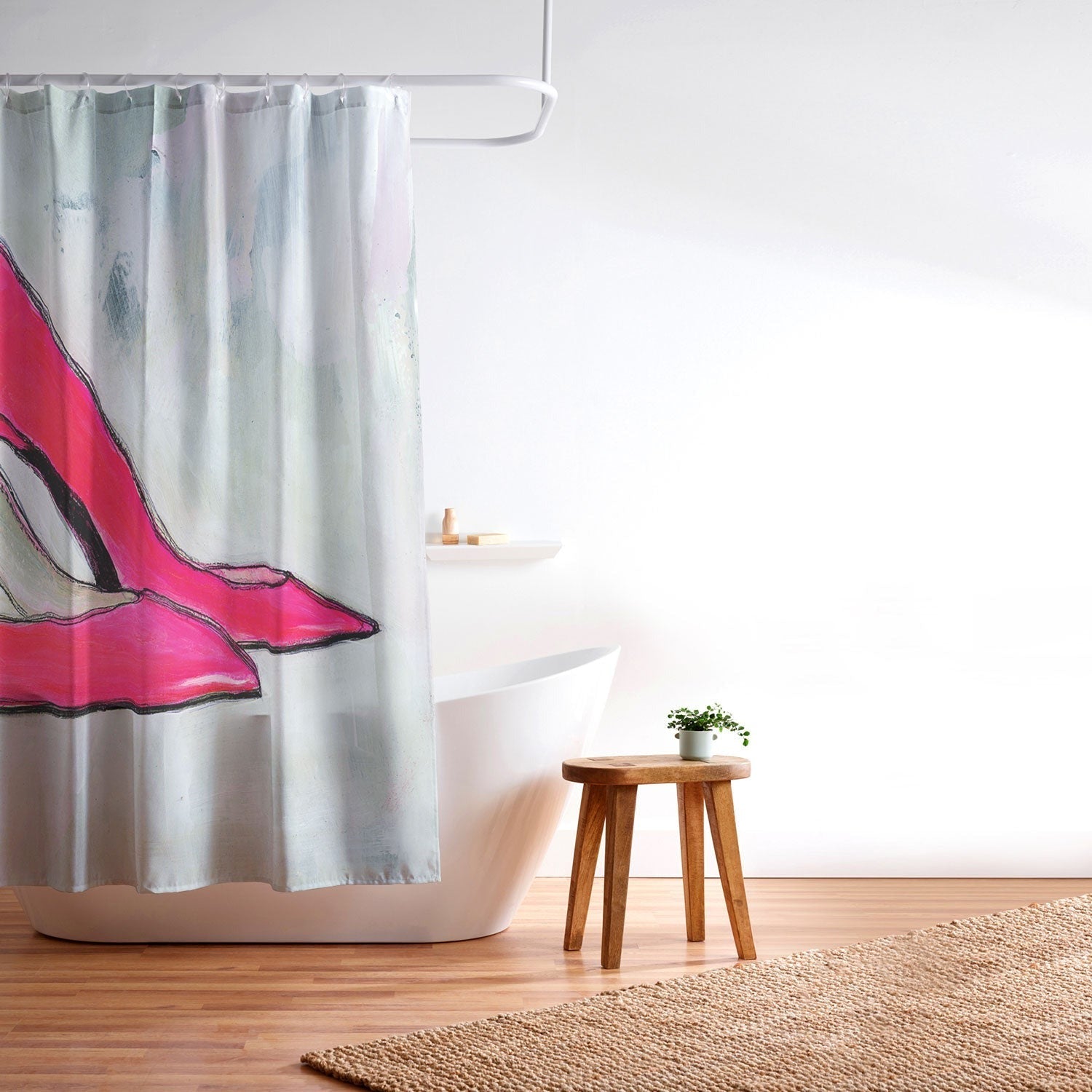 Sophia Buddenhagen Neon Walk Shower Curtain