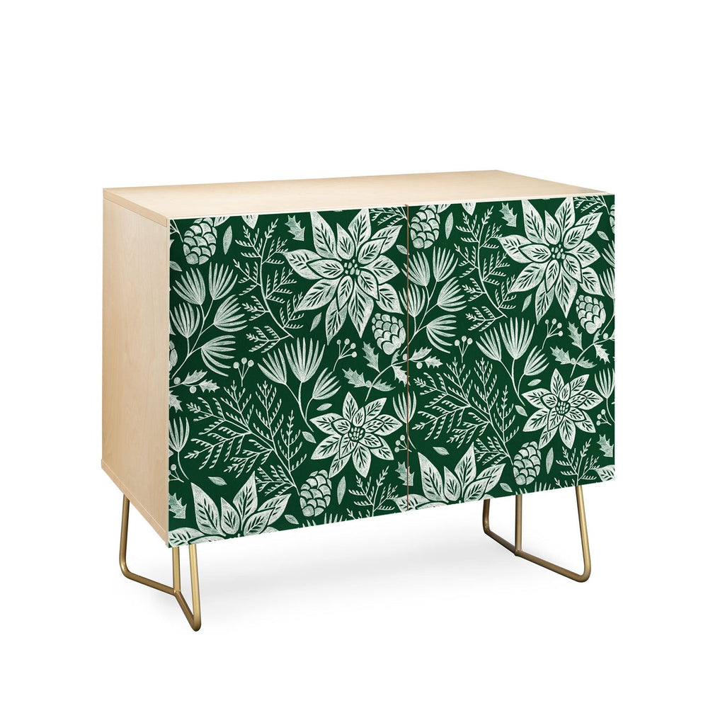 Pimlada Phuapradit Christmas Poinsettia Credenza