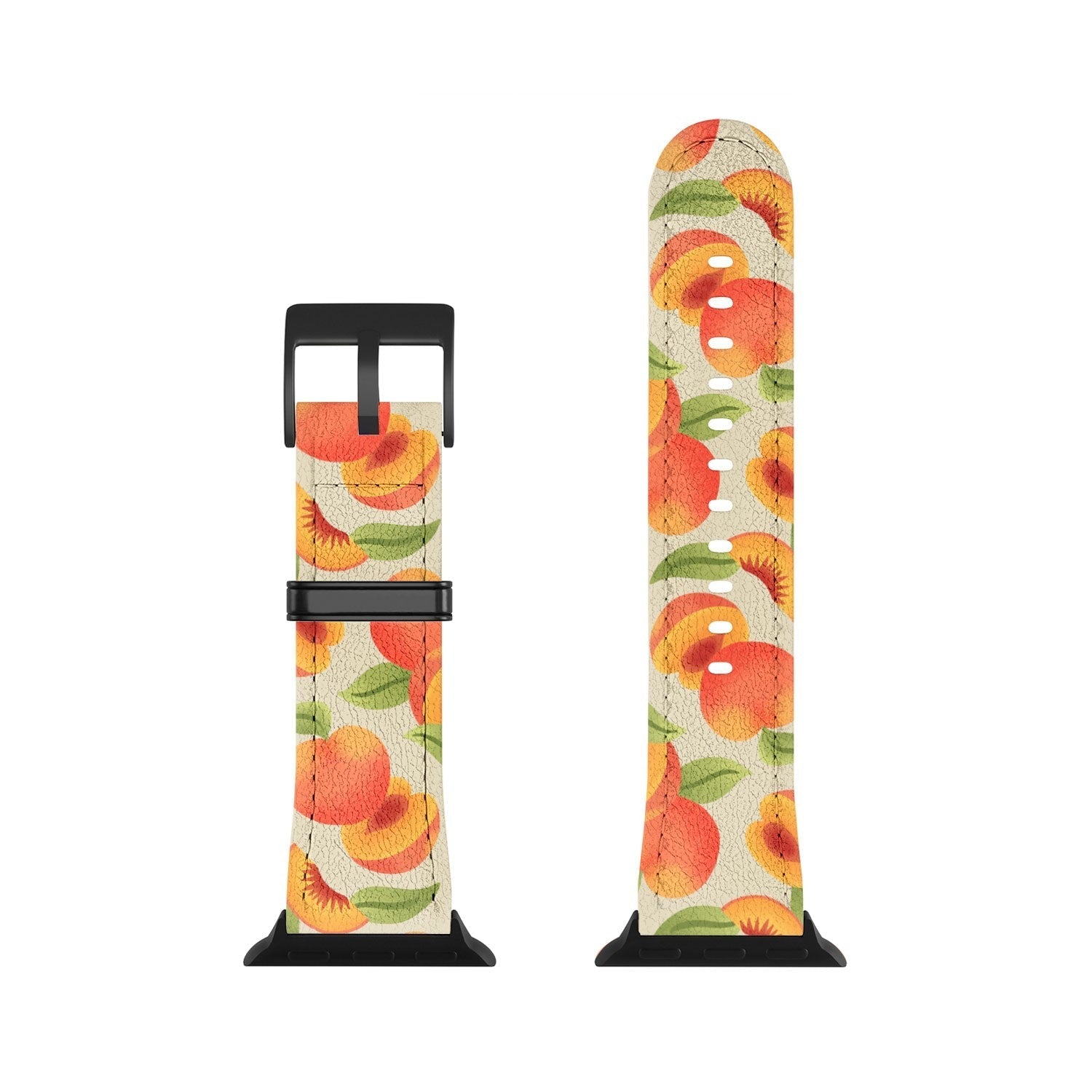 Jessica Molina Peach Pattern Apple Watch Band