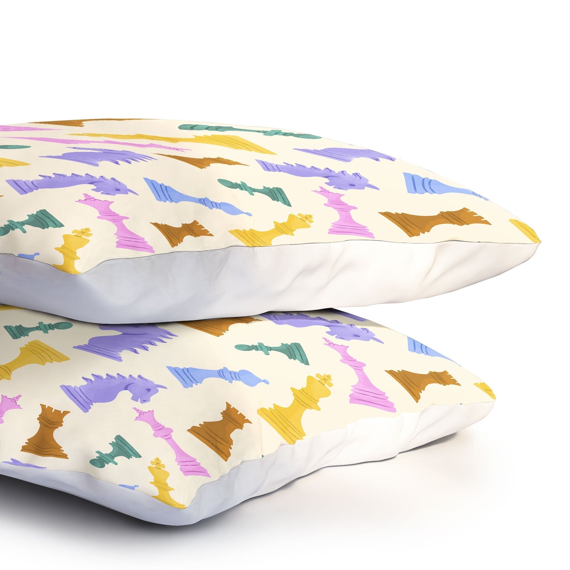Design by Spark Chess Game Pieces Pillow Shams