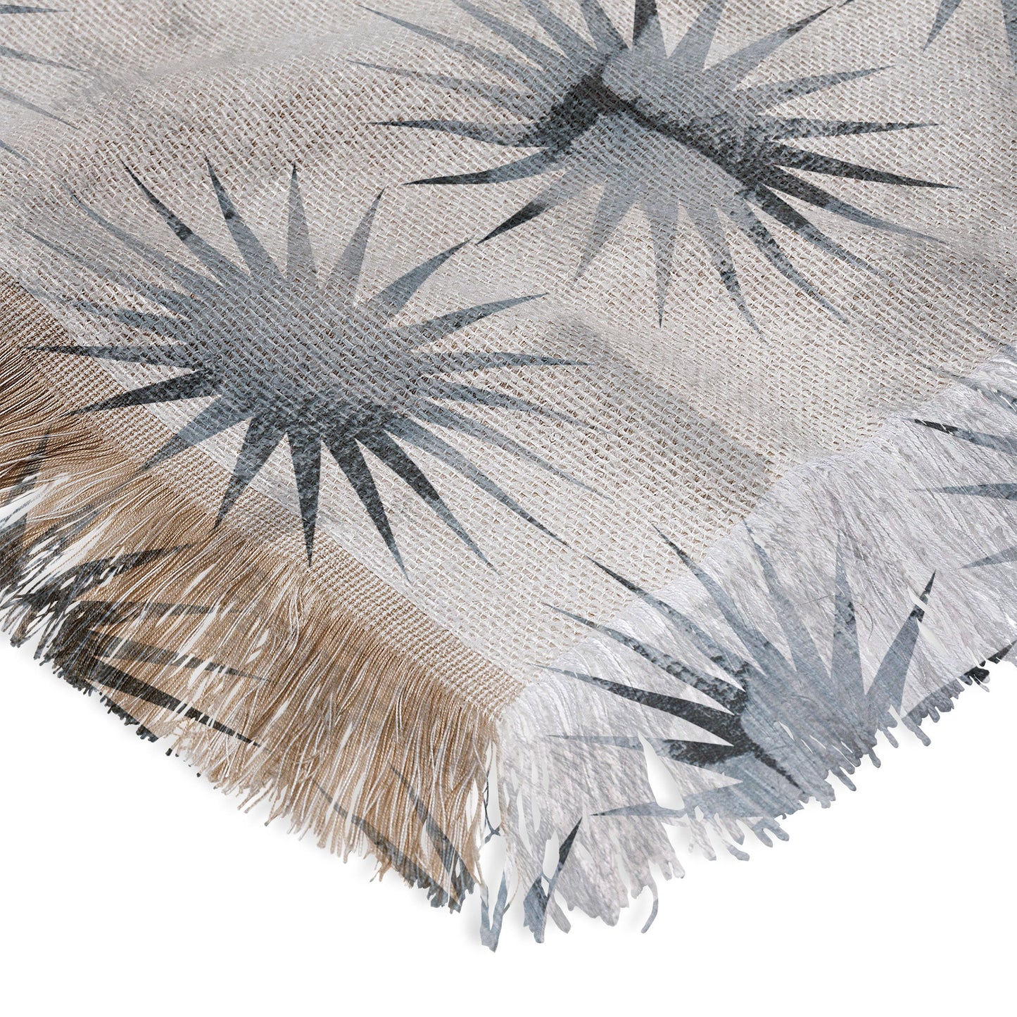Schatzi Brown Aviana Starburst White Throw Blanket