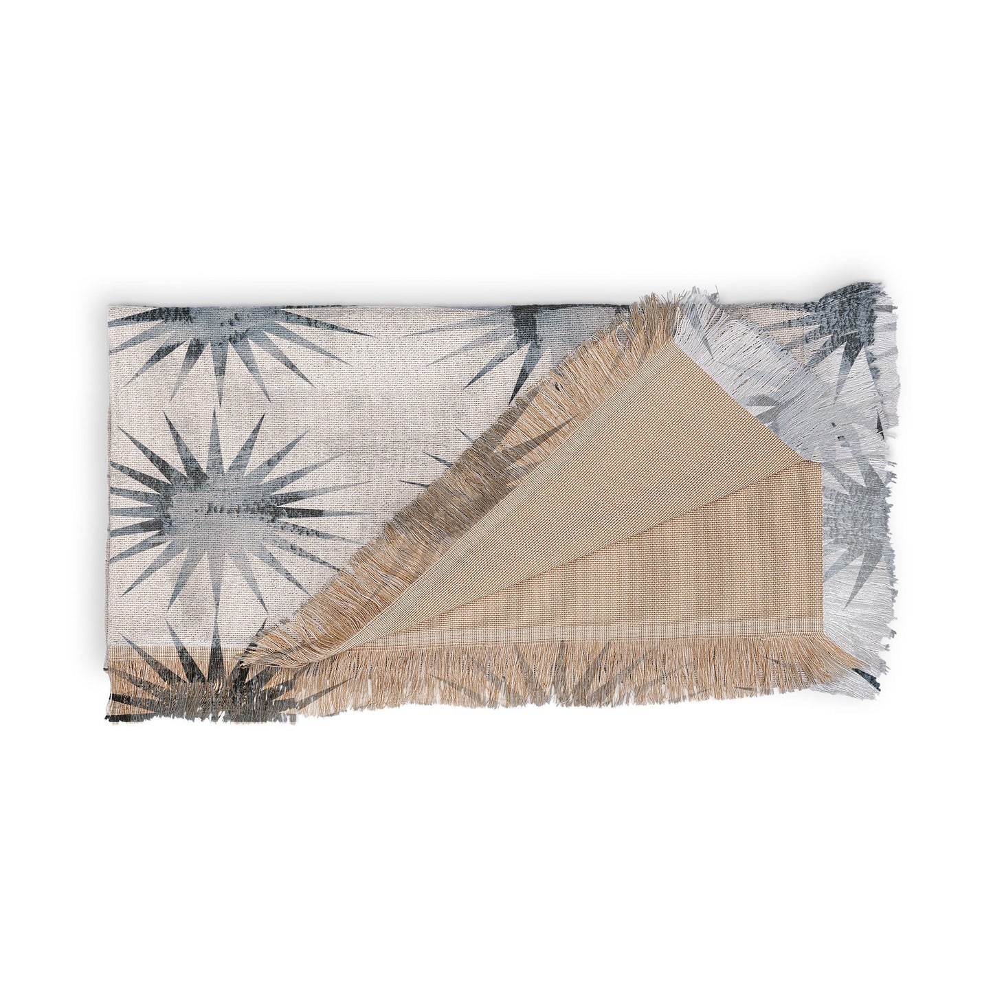 Schatzi Brown Aviana Starburst White Throw Blanket