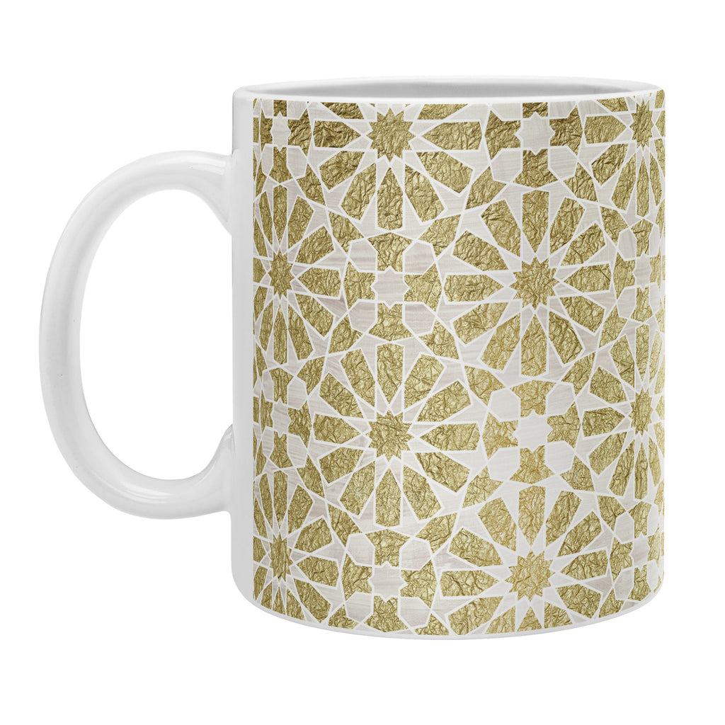 Schatzi Brown Hara Tiles Golden Coffee Mug