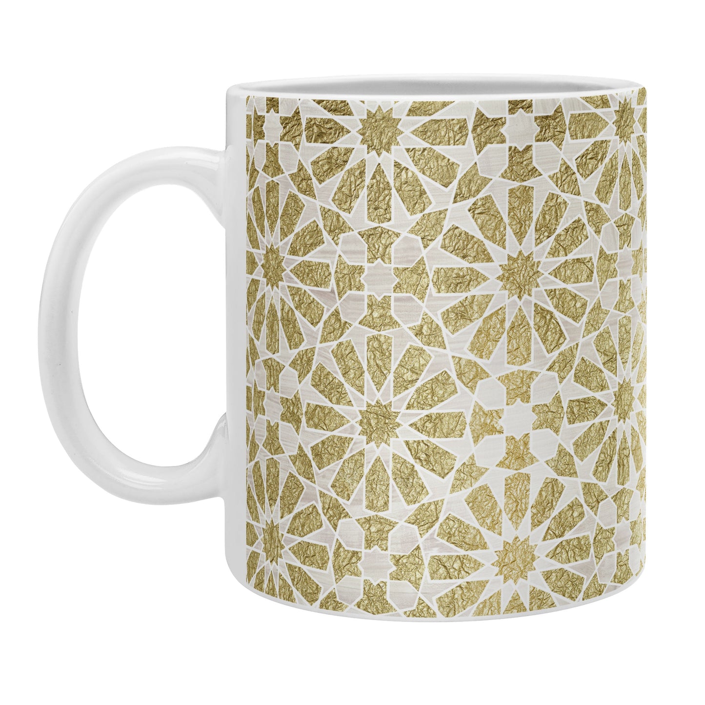 Schatzi Brown Hara Tiles Golden Coffee Mug