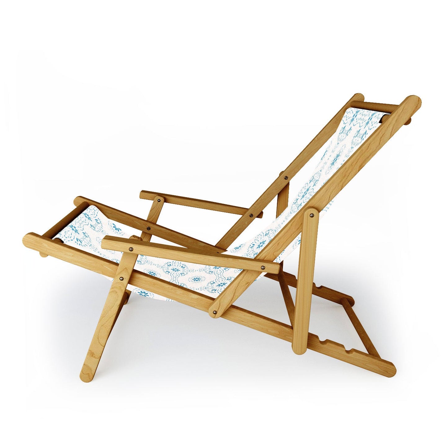 Schatzi Brown Libby Boho Aqua Sling Chair