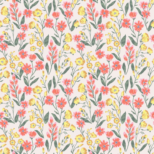 Schatzi Brown Penelope Floral Summer Shower Curtain