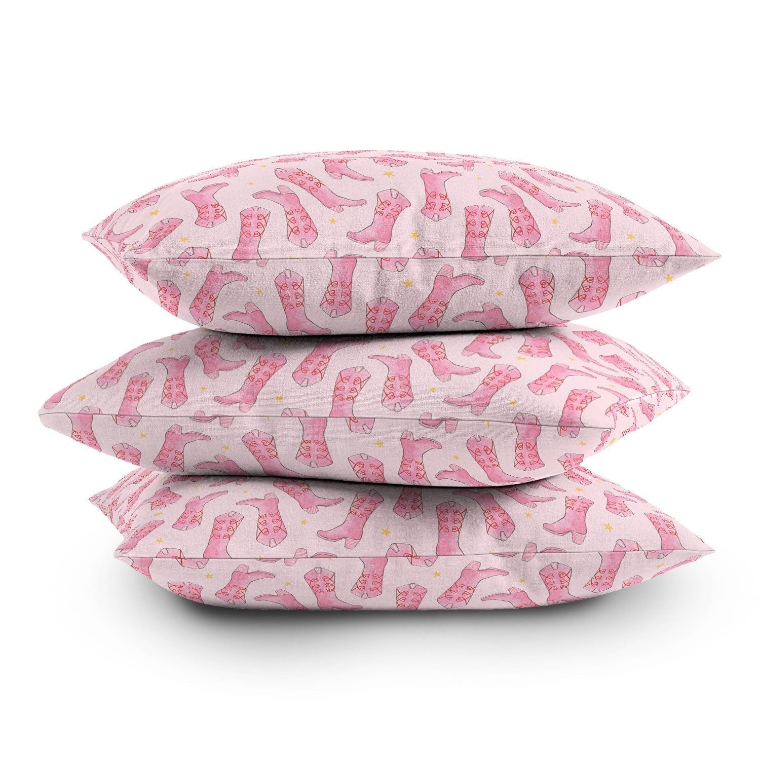 Love_Ryming Stars and Boots Outdoor Throw Pillow