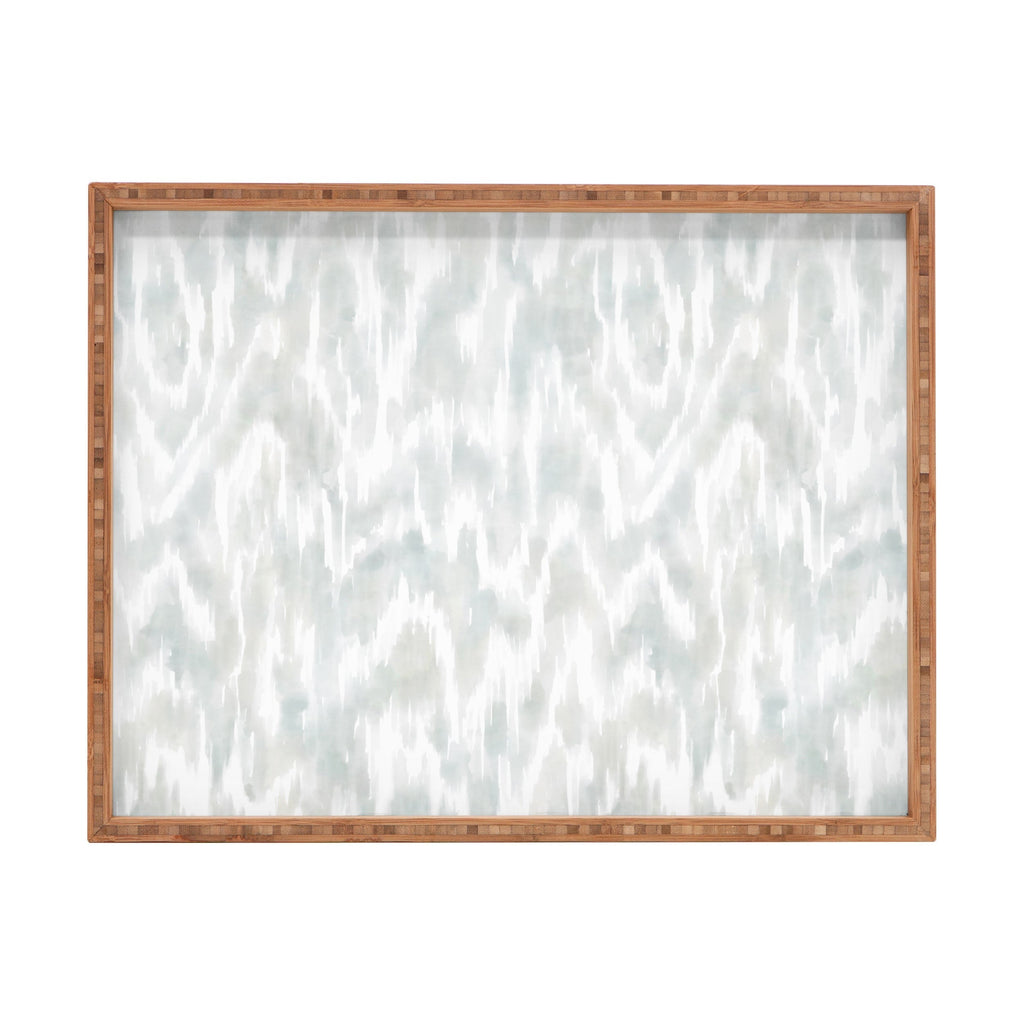 Jacqueline Maldonado Watercolor Wood Grain Rectangular Tray