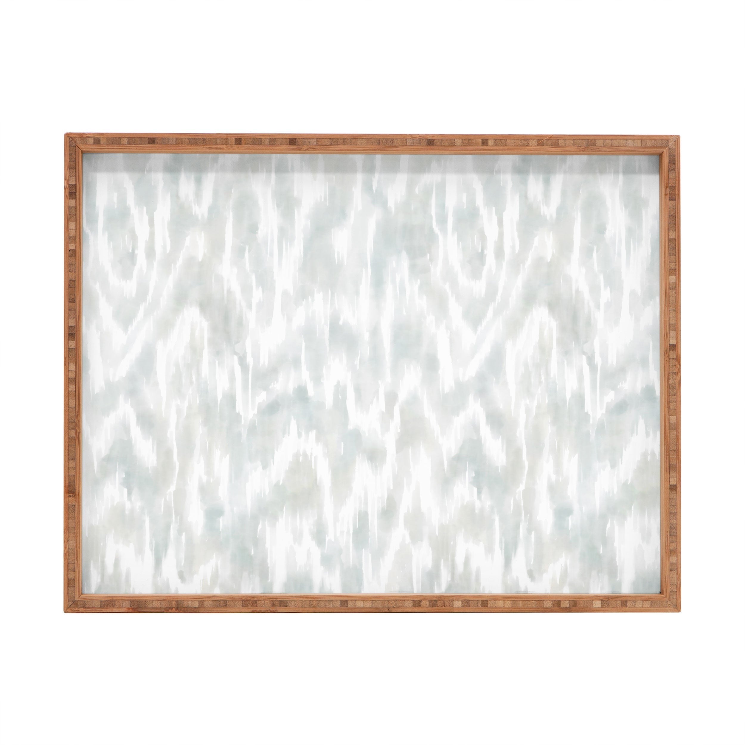 Jacqueline Maldonado Watercolor Wood Grain Rectangular Tray