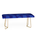 Camilla Foss Blue Pebble Bench