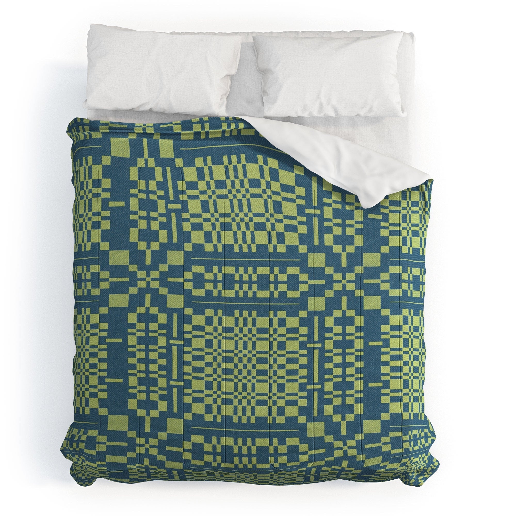 Marta Barragan Camarasa Nostalgic Grid Design Comforter