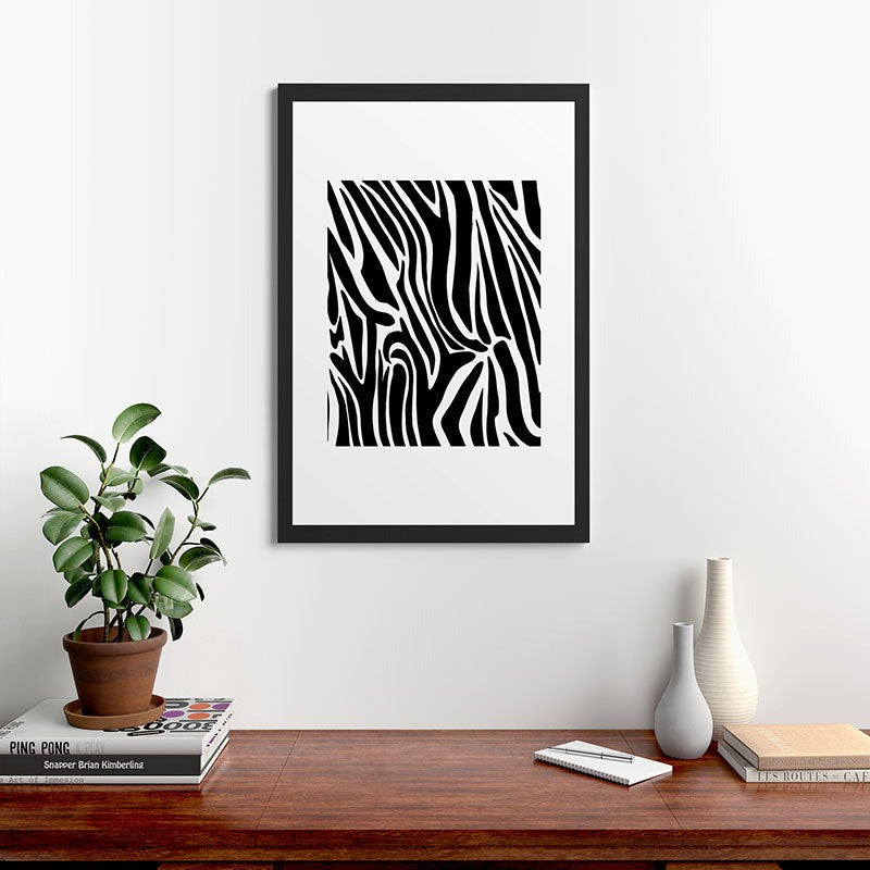 Jennifer Labre Wild Zebra Framed Art Print