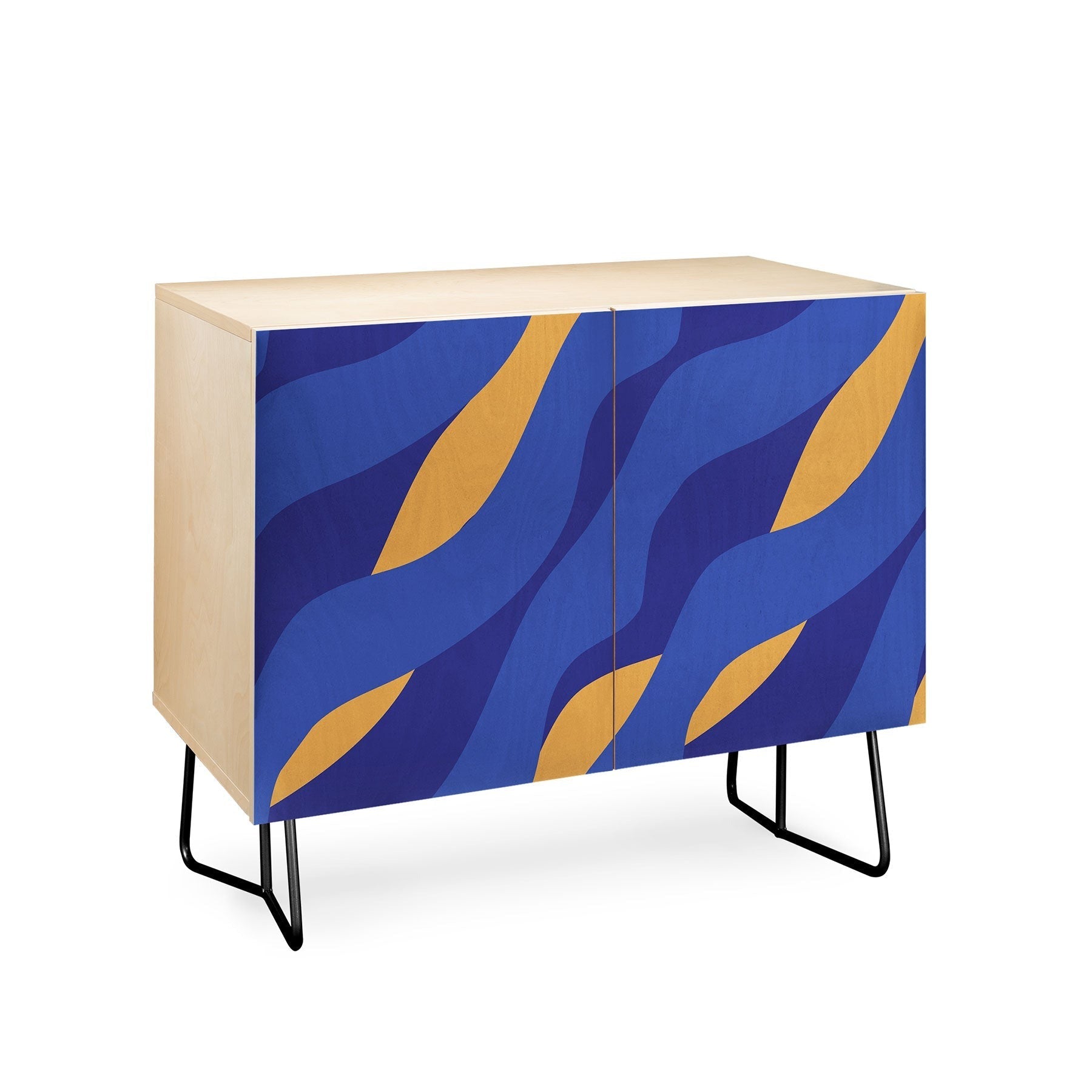 Camilla Foss Pebbles in Stream Credenza