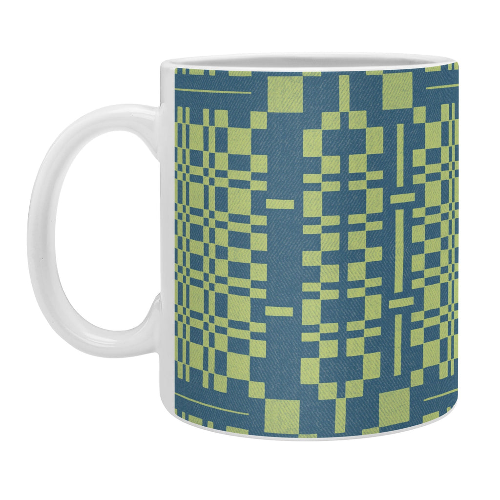 Marta Barragan Camarasa Nostalgic Grid Design Coffee Mug