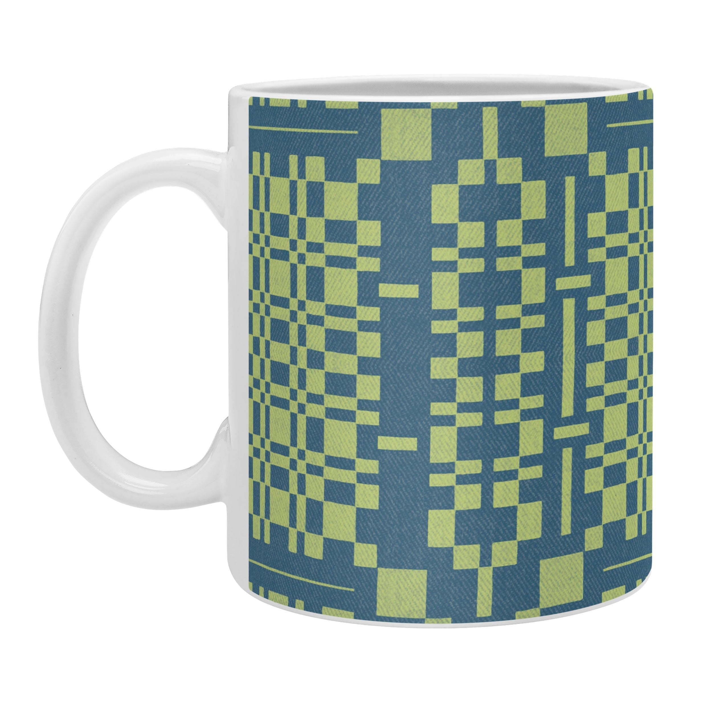 Marta Barragan Camarasa Nostalgic Grid Design Coffee Mug