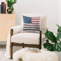 DENY Designs Flag Attributed to Elizabeth Schuyler Hamilton Throw Pillow