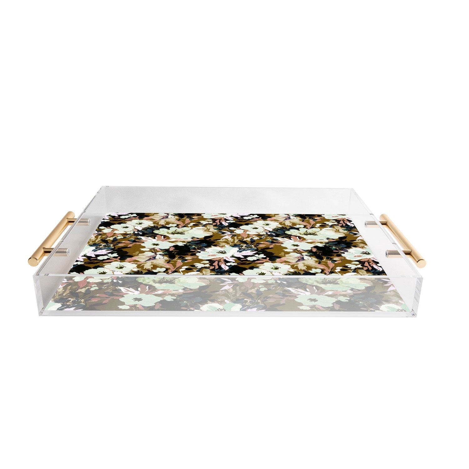 Marta Barragan Camarasa Romantic Floral Fusion Acrylic Tray