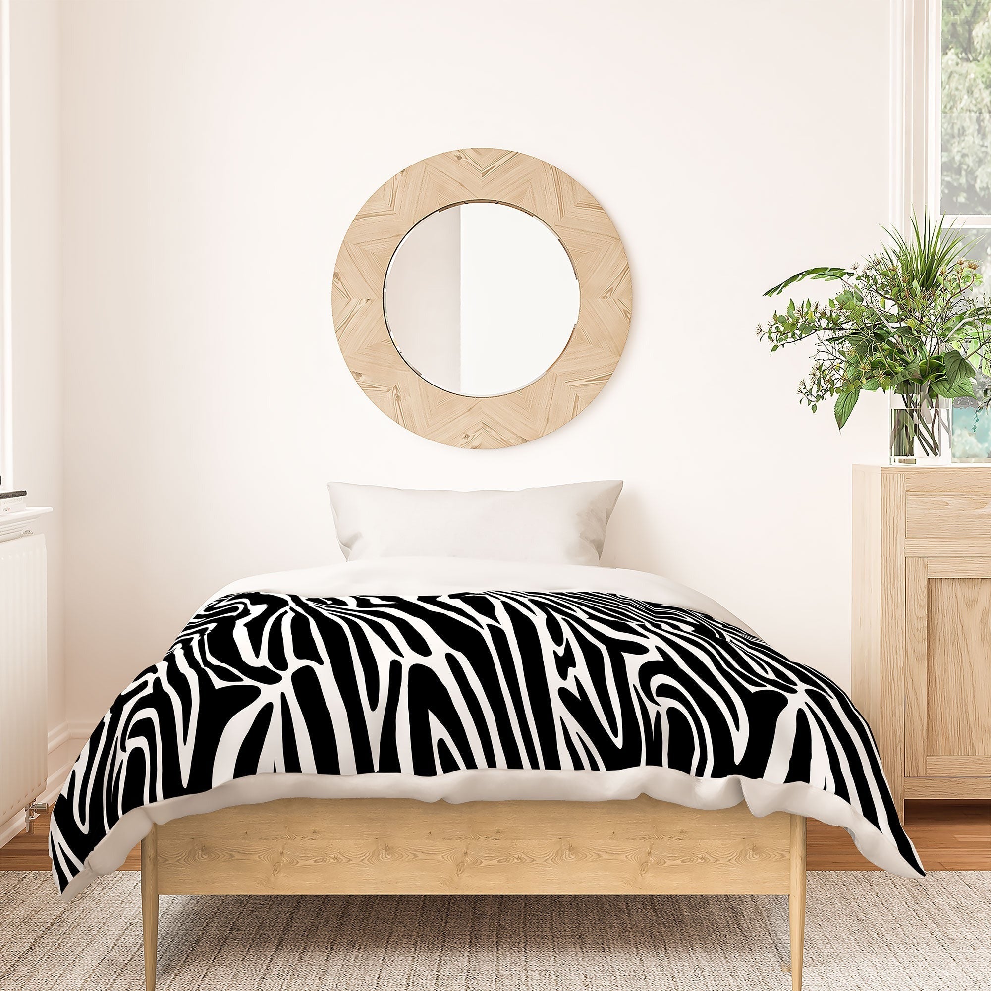 Jennifer Labre Wild Zebra Duvet Cover