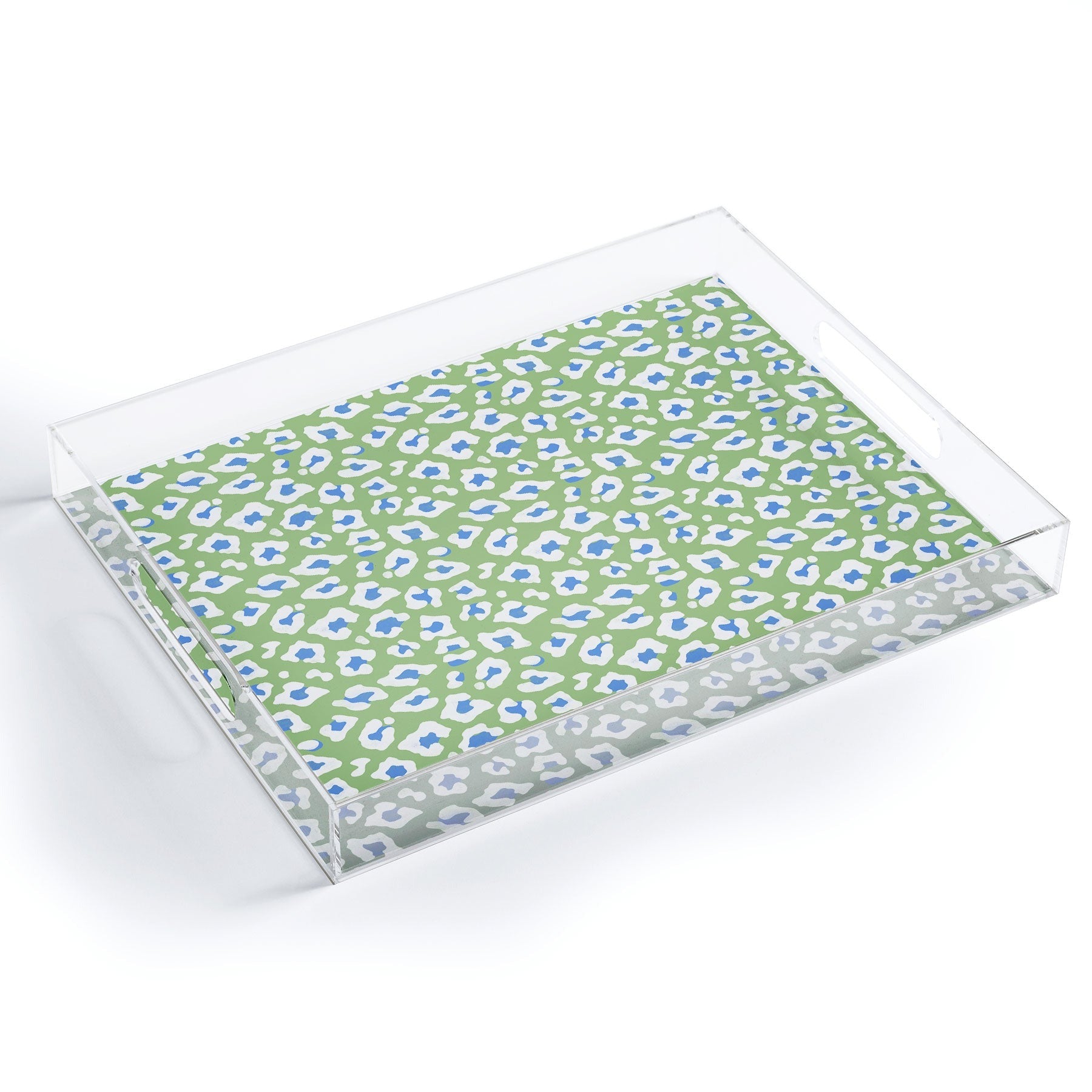 Avenie BR Cheetah Print Acrylic Tray