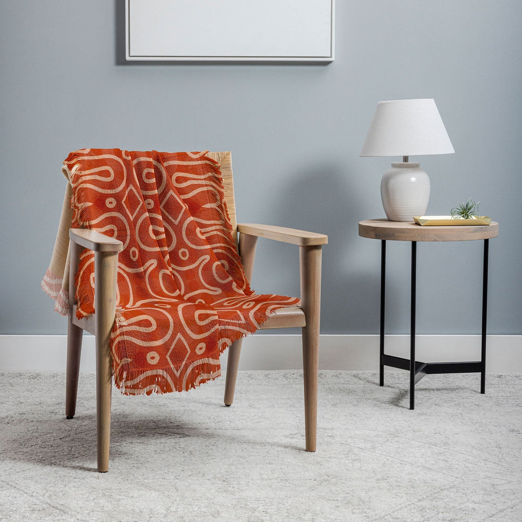 Mirimo Venexiana Burnt Orange Throw Blanket