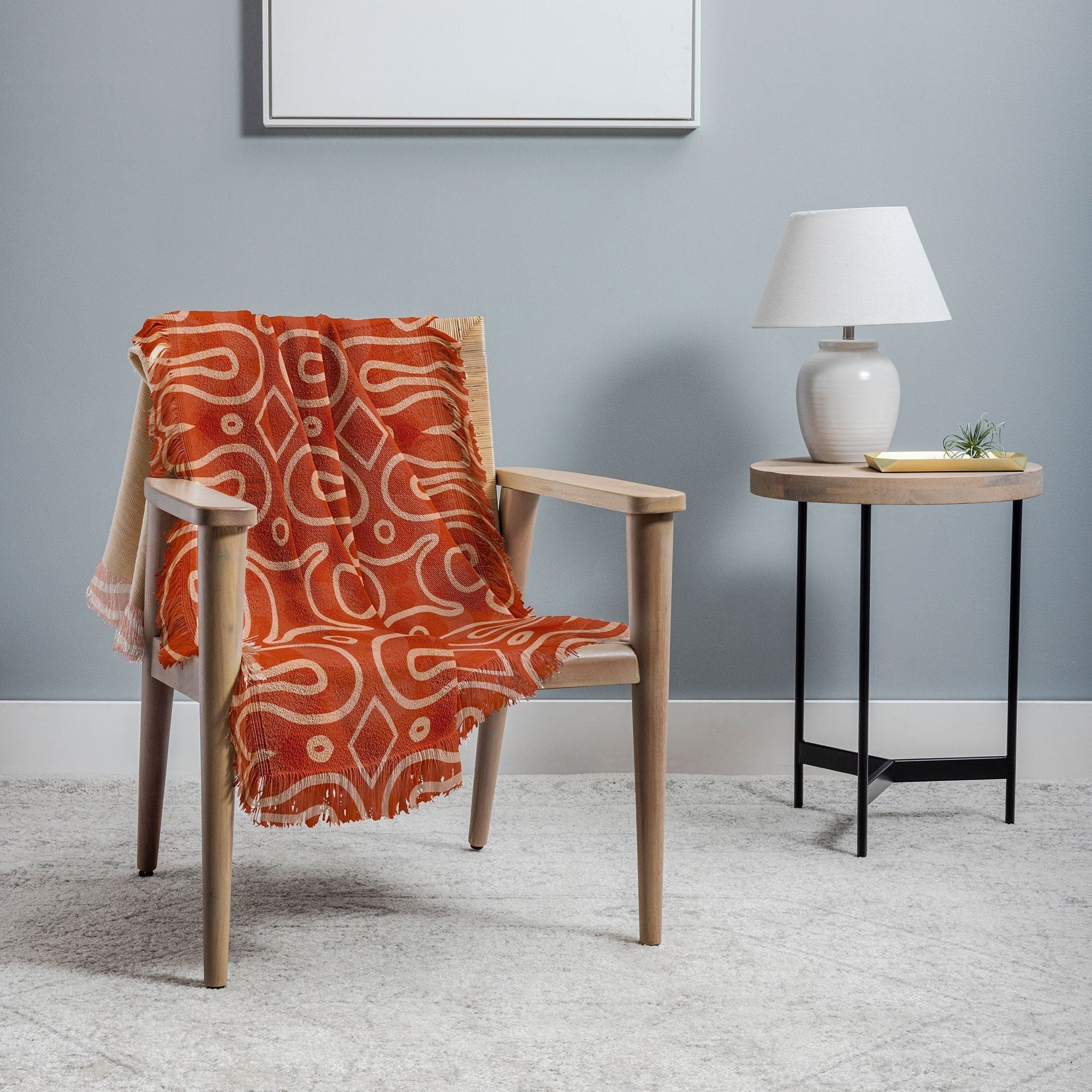 Mirimo Venexiana Burnt Orange Throw Blanket